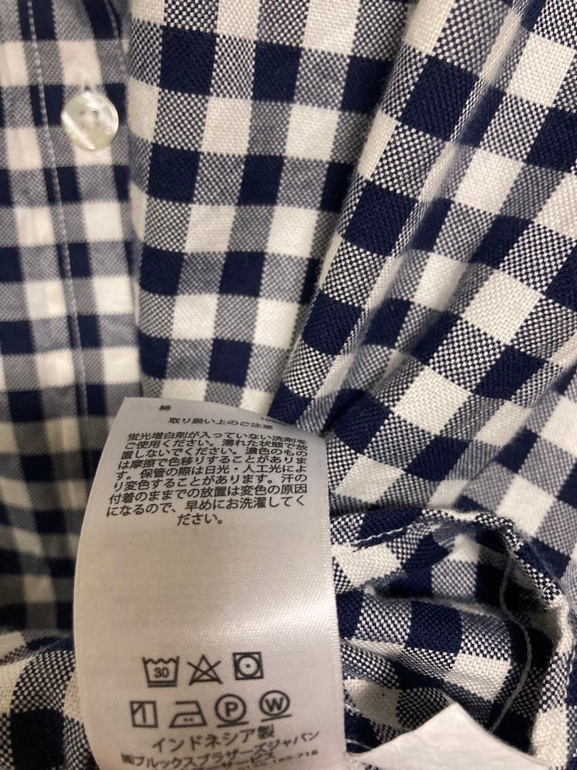 Brooks Brothers ボタンダウンシャツ ギンガムチェック柄 Lサイズ