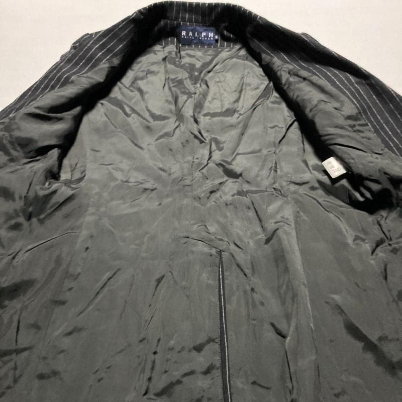 ラルフローレン★パンツスーツ セットアップ ストライプ ジャケット 黒 9