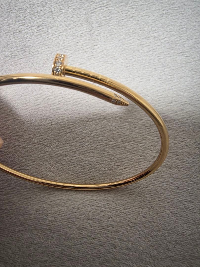 Cartier 　ジュストアンクルSM　ブレスレット　美品　ダイヤ　PG　18