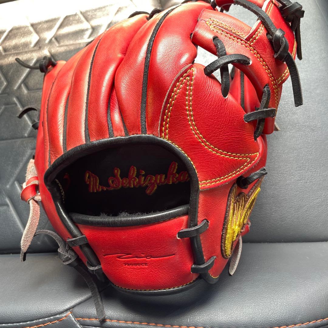 IPセレクト軟式野球グローブ 赤