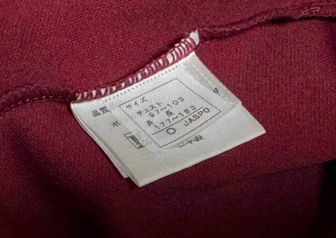 ASICS 赤 Wロゴ タンクトップ 早稲田大学