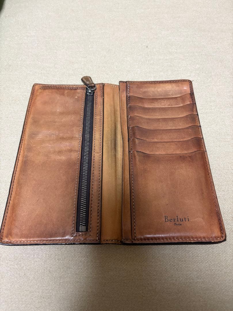 ベルルッティ　berluti サンタル フラップ ロングウォレット　長財布