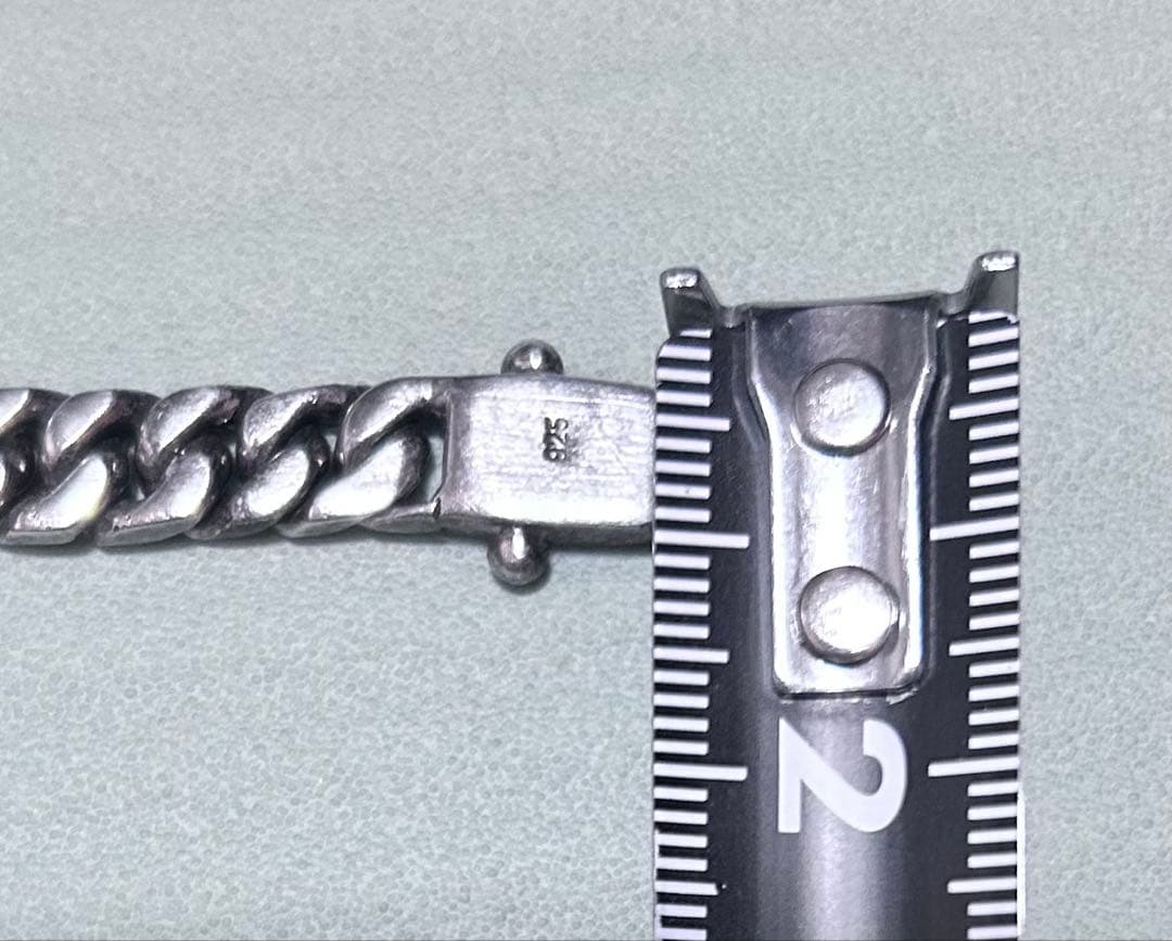 シルバー925 編み込みブレスレット