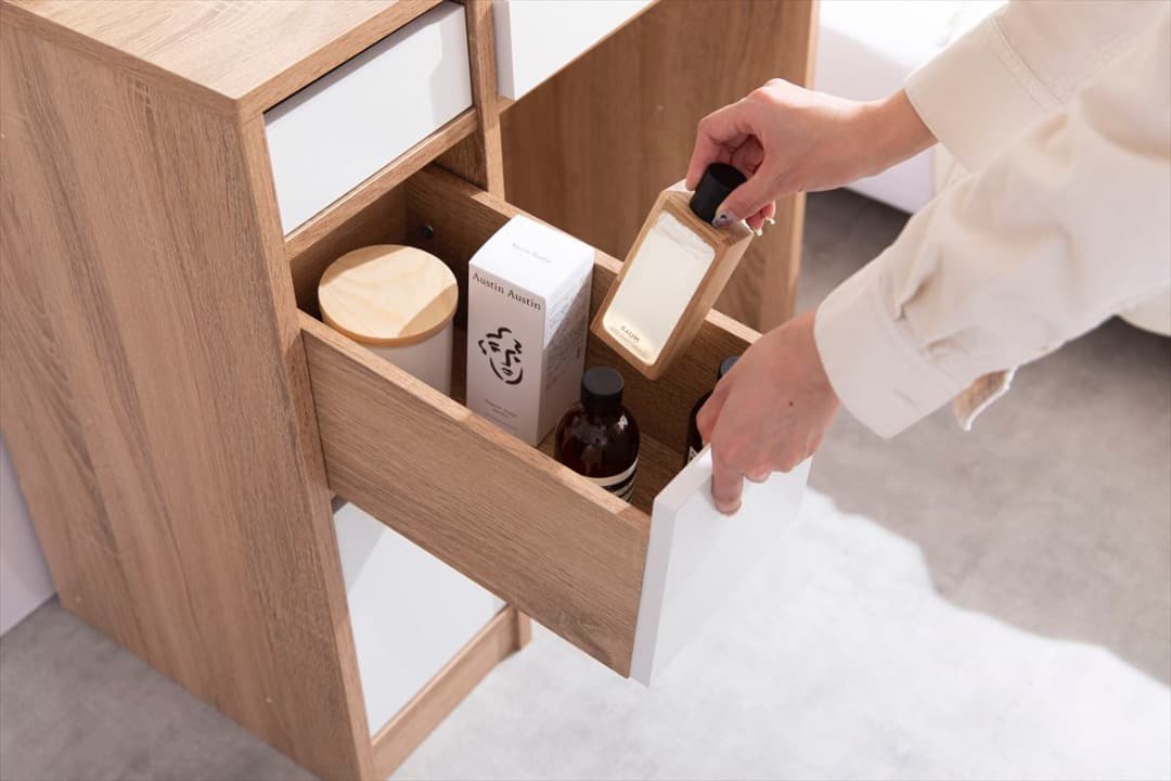 【送料無料】ドレッサーセット スツール 椅子 コンセント付き 【2点セット】