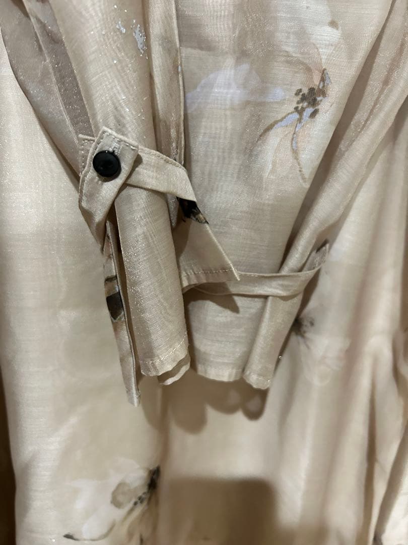 美品　willfully オケージョンドレス ワンピース TAN フリーサイズ