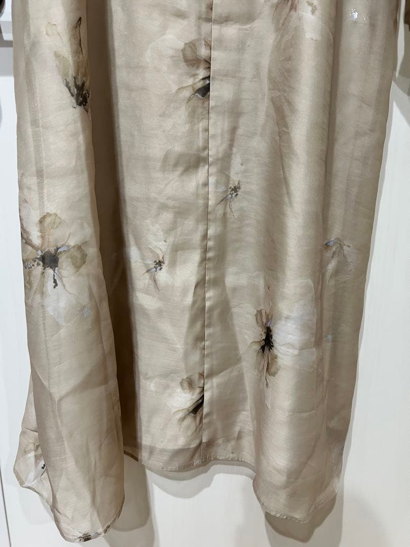 美品　willfully オケージョンドレス ワンピース TAN フリーサイズ