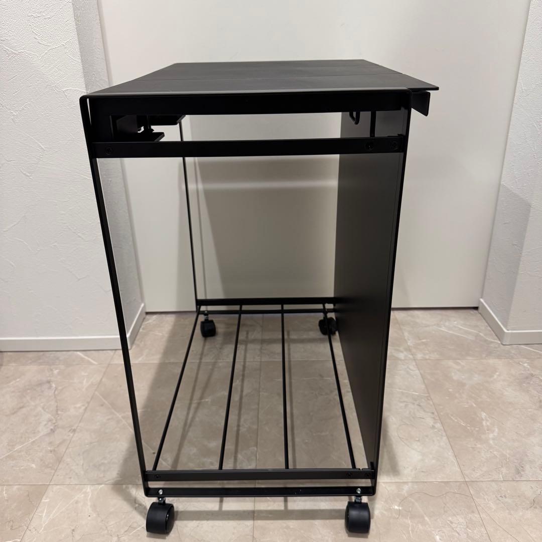 tower 分別ゴミ箱 ブラック キャスター蓋付き　山崎実業