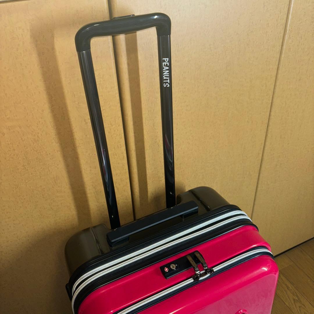 値下げしました‼️ スヌーピー スーツケース ピンク ブラウン