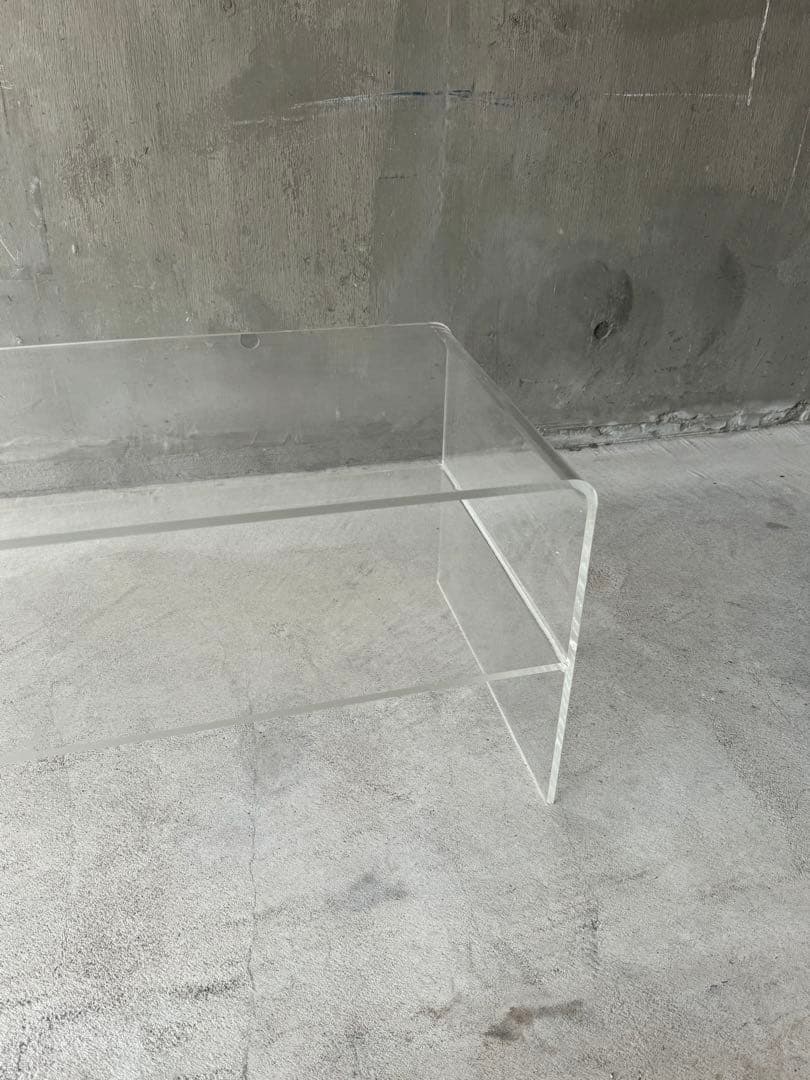 アクリルローテーブル　ミッドセンチュリー　スペースエイジ