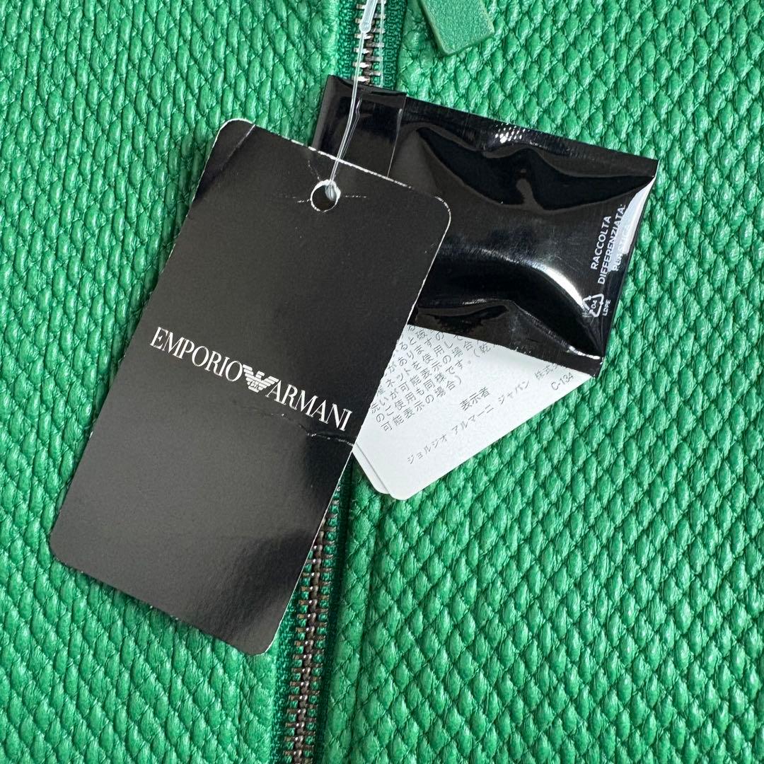新品タグ付き ARMANI エンポリオアルマーニ ラムレザージャケット シングル