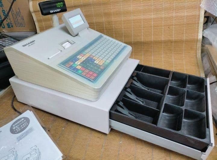 シャープレジスター　XE-A417　PC連携売上管理　最上位機種　231101