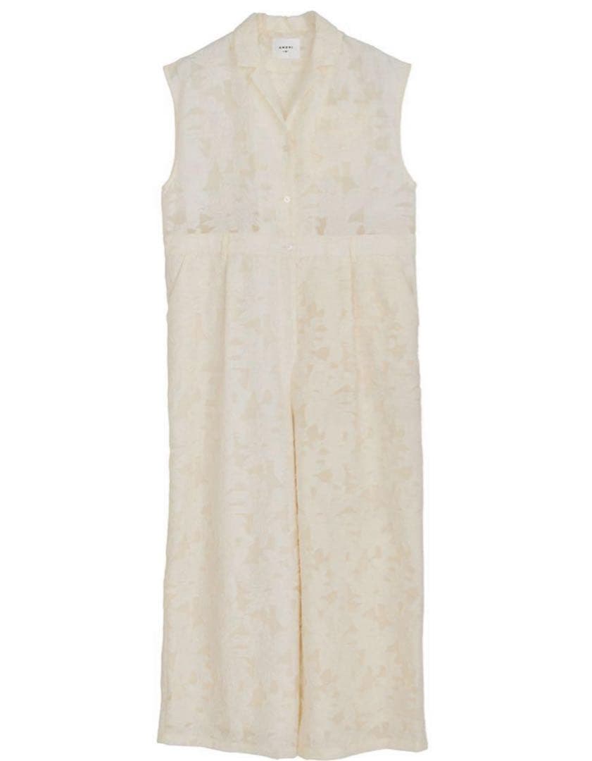サロペット・オーバーオール・オールインワン SHEER JACQUARD TAILORED ROMPERS