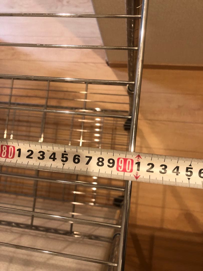 本日限定お値引‼️⑥5段 高さ180cmキャスター付きスチールラック