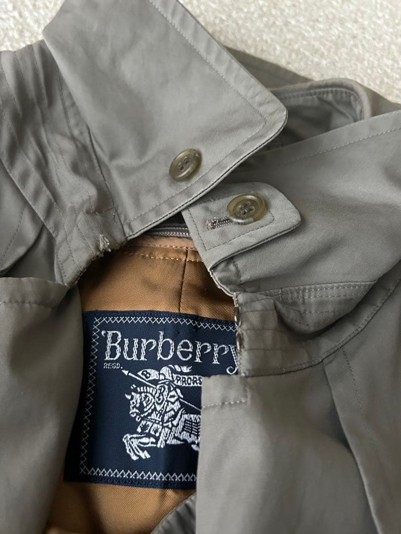 70s C100 激レア バーバリー 玉虫色 トレンチコートBurberrys