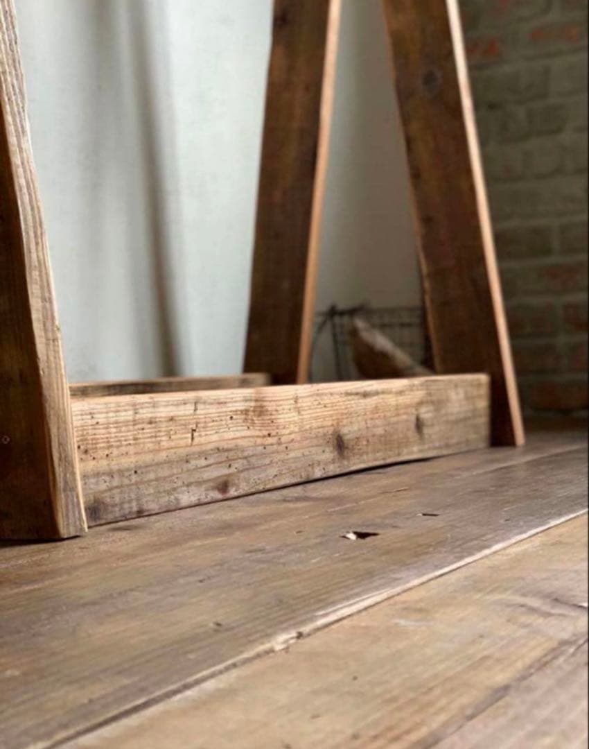 専用　特注フルオーダー　古材　ハンガーラック　無垢材　12/07まで出品予定