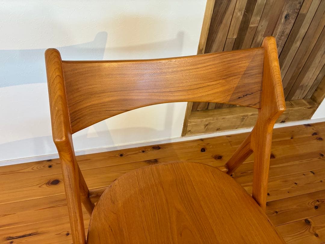 チーク　チェア　美品　CHLOROS Scissors ❷ 木製クロロス北欧家具