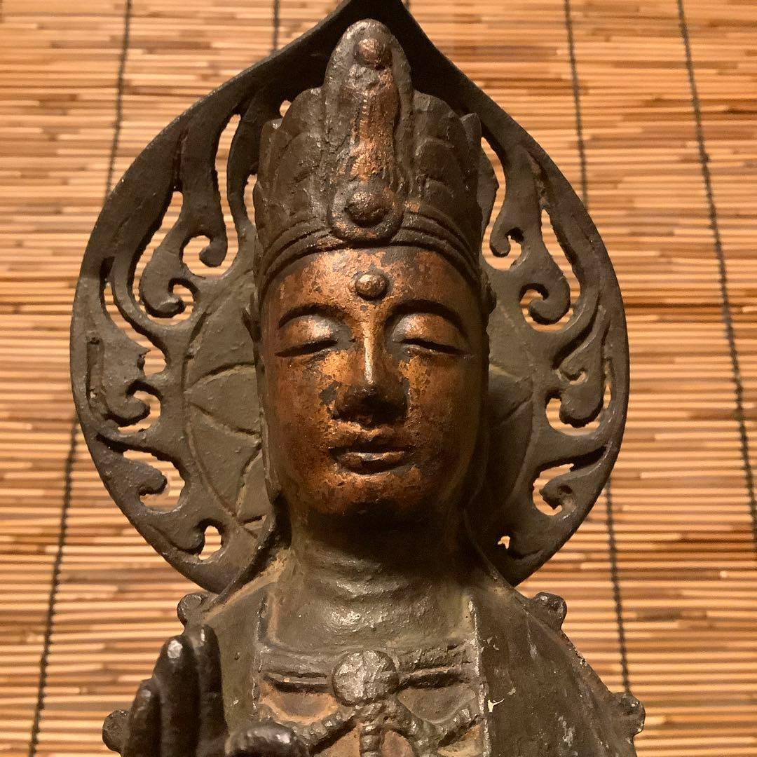 朝鮮・身代観音「難避け観世音菩薩」高句麗・百済・新羅・左腕残欠・寺院・古銅