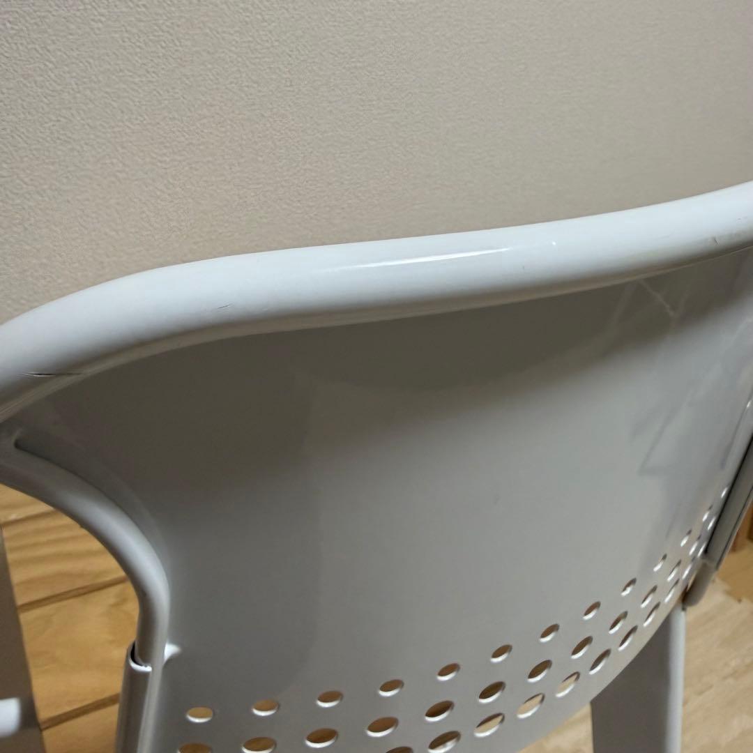 DULTON ダルトン バーチェア ハイチェア 木製座面 白　①