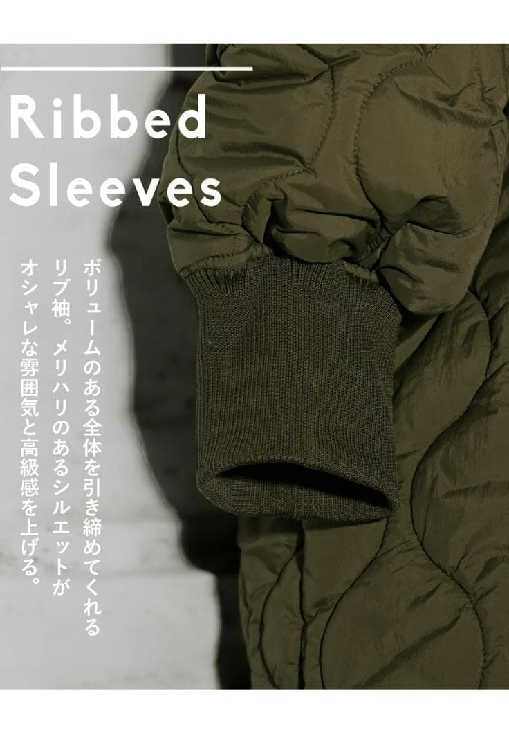 【新品未使用】antiqua アンティカ ビッグジップロングコート