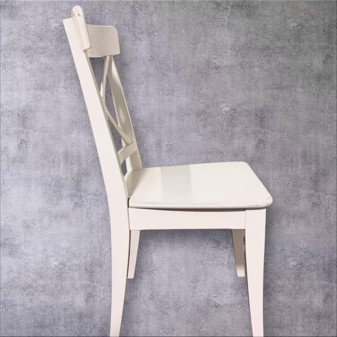 2客セット　IKEA INGOLF イケア　椅子 白 ホワイト　ダイニングチェア