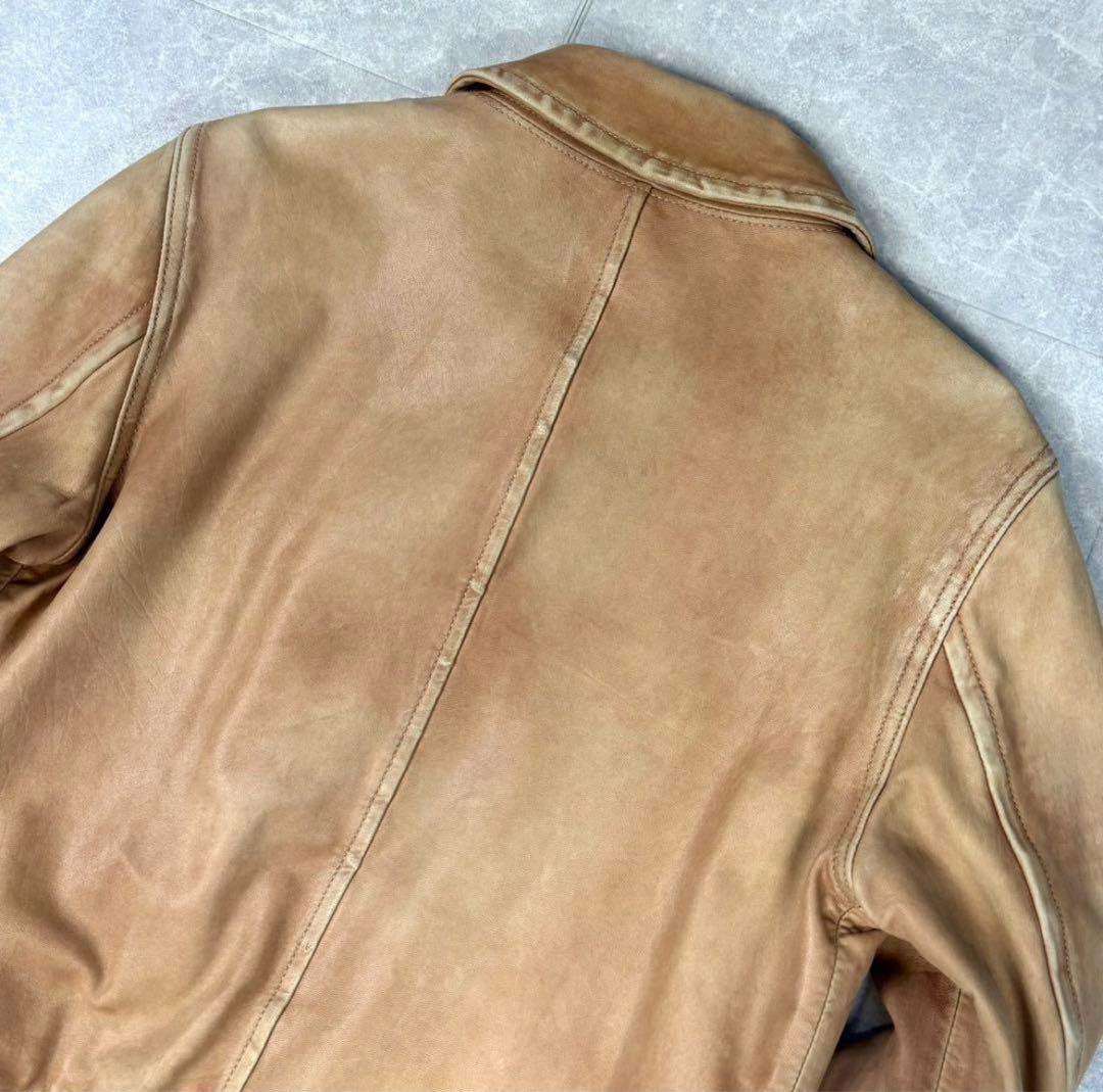 断*！様 入手困難✨ 90'sラルフローレン ヴィンテージ ラムレザー ジャケッ