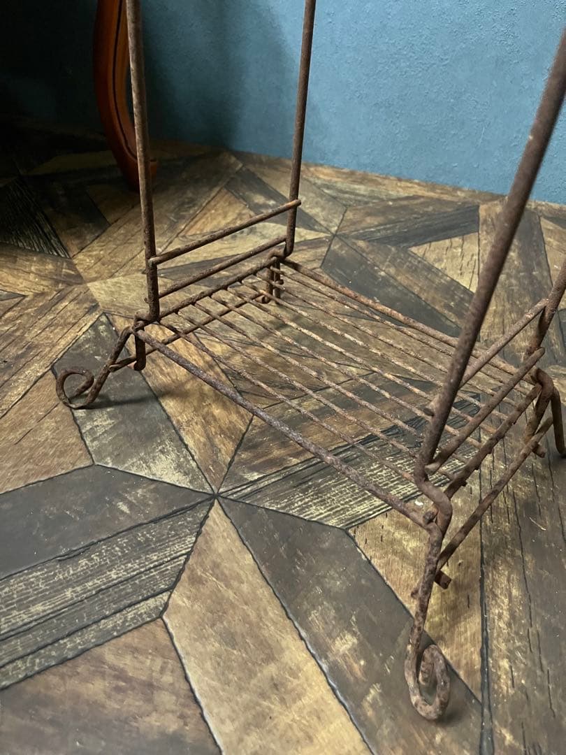 アイアン 鉄製ラック 昭和レトロ ビンテージ ヴィンテージ ガーデン