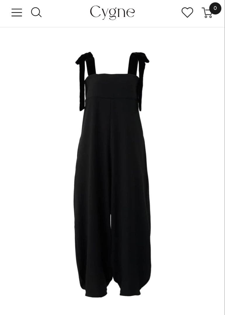 【新品未使用】 Cygne リボン オールインワン Stelle