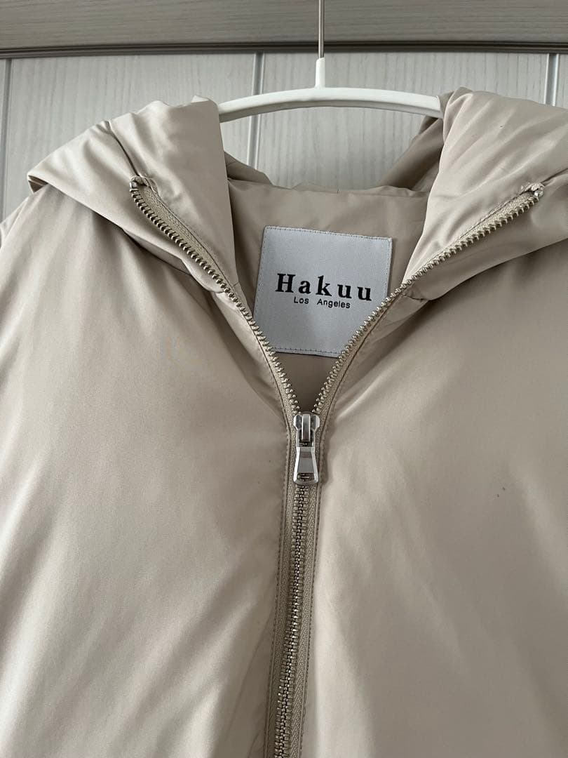 Plage別注 HAKUUダウンジャケット ベージュ フリーサイズ