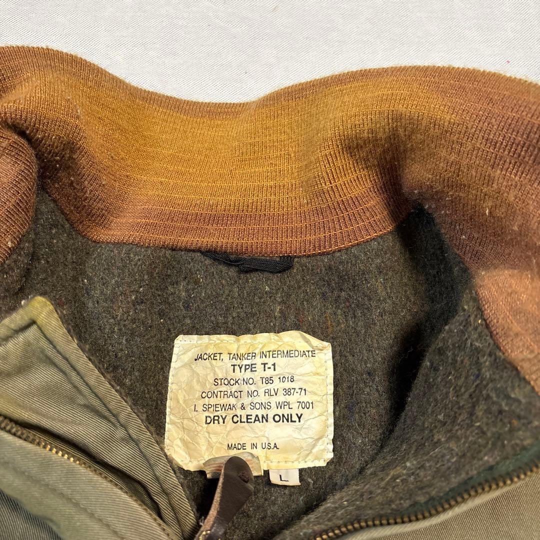 80s I.SPIEWAK スピワック タンカースジャケット　Large 米軍
