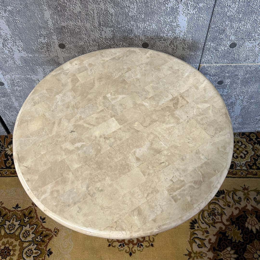 ꧁ヨーロッパ家具꧂カフェテーブル コーヒー 珈琲 ティー 茶 丸 イタリア