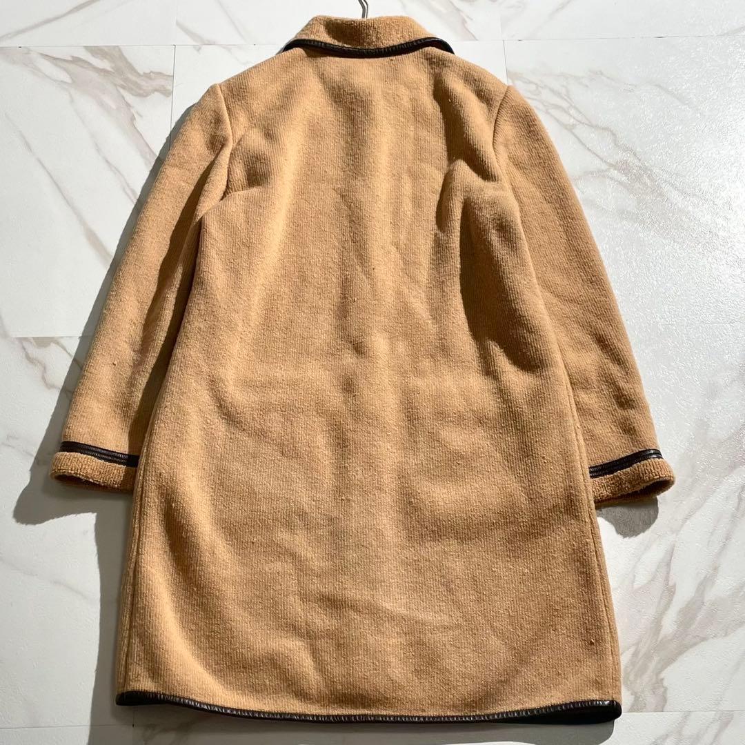 ジャケット・アウター CELINE Long Coat 90% Camel Leather L