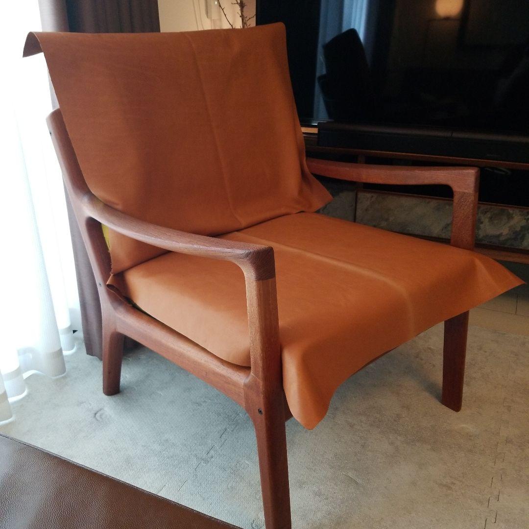 France & son　シングルソファ　チーク材　北欧ビンテージソファ