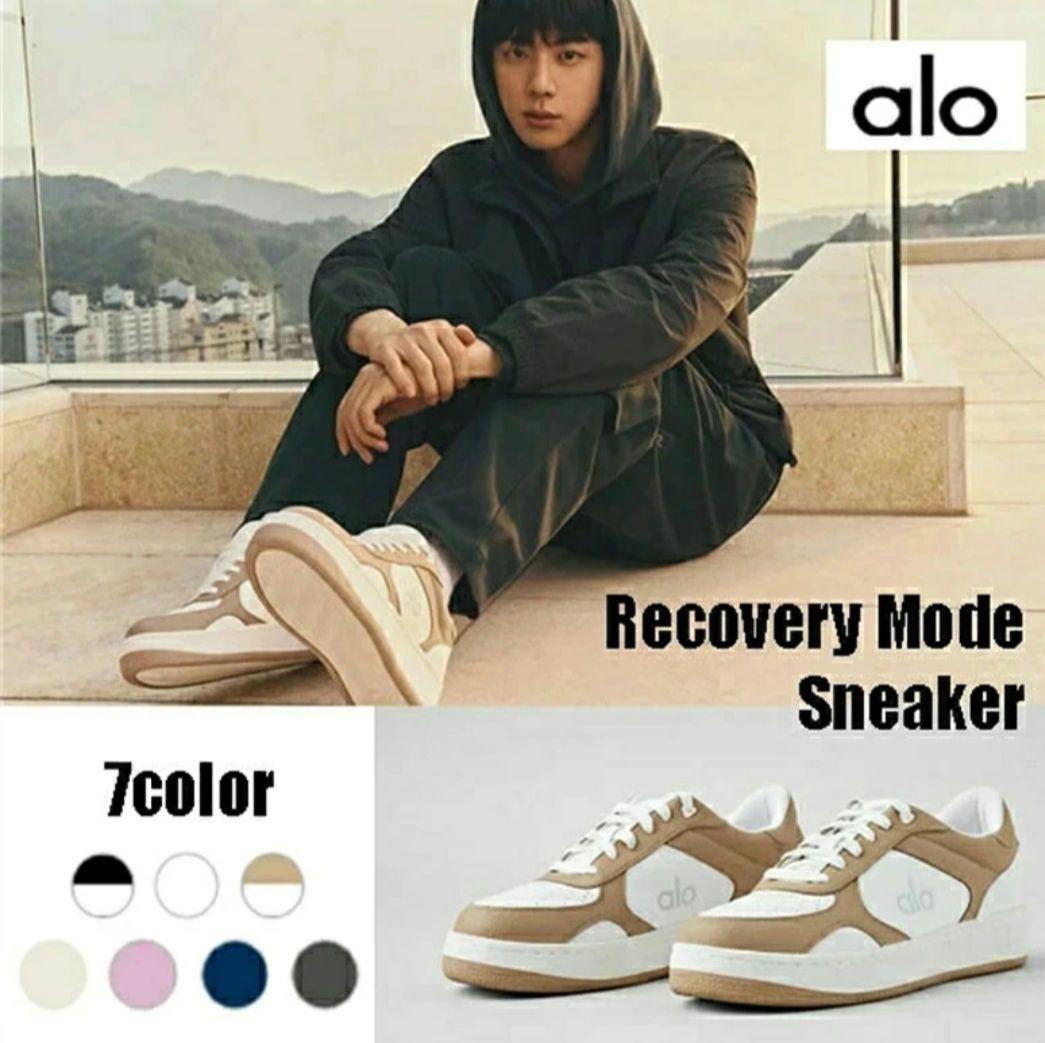 alo yoga ピンクリカバリーモードスニーカー　新品靴紐付き22.5cm