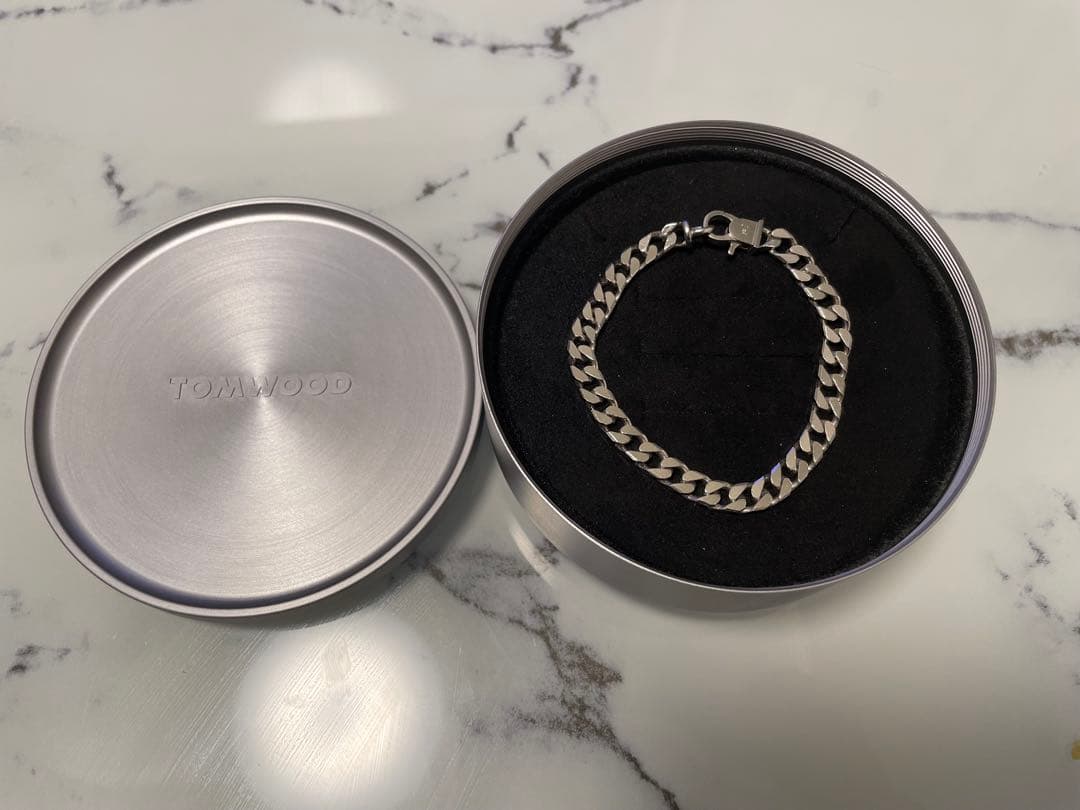 トムウッド　TOM WOOD 925シルバー チェーンブレスレット　喜平