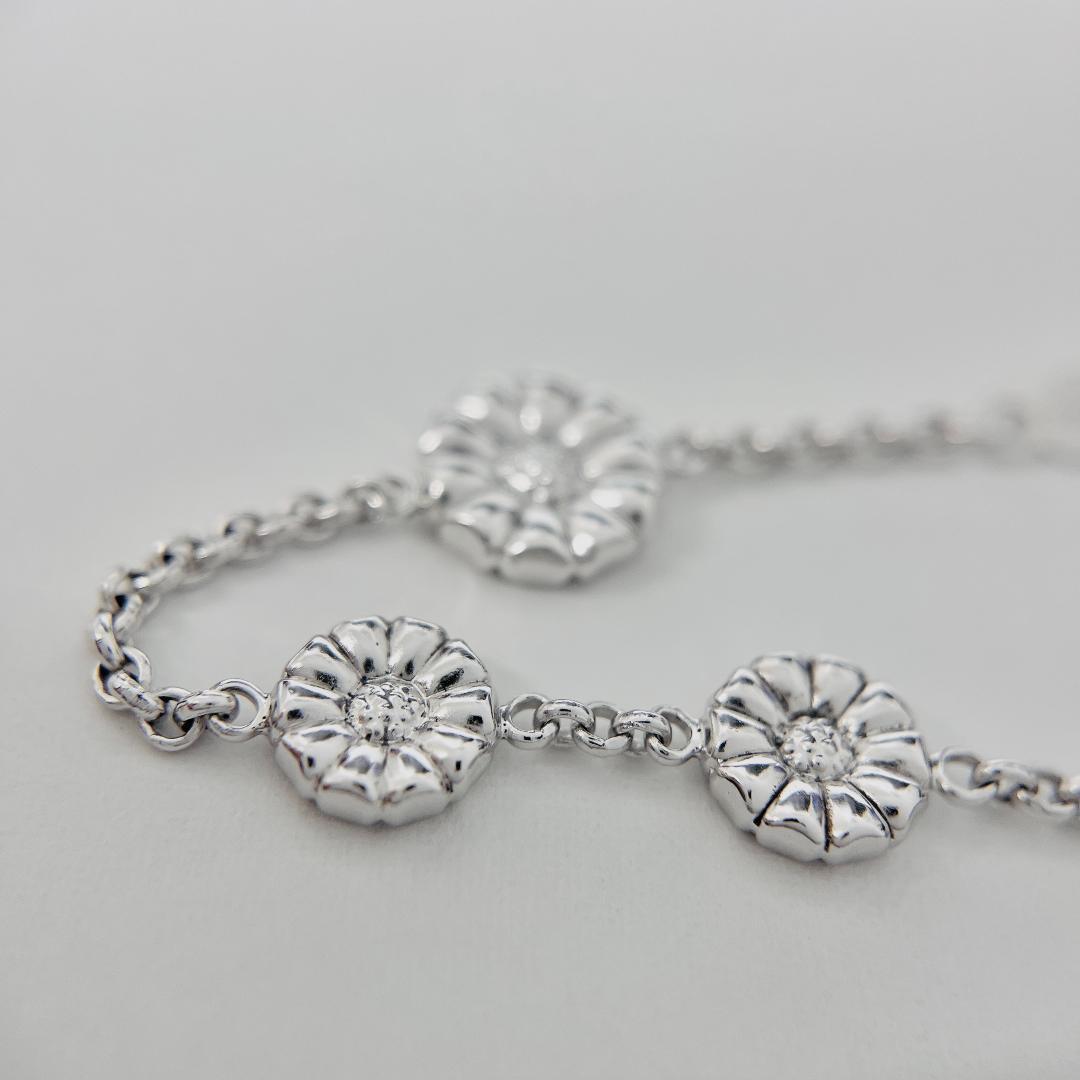 【美品】  デイジーブレスレット SV925