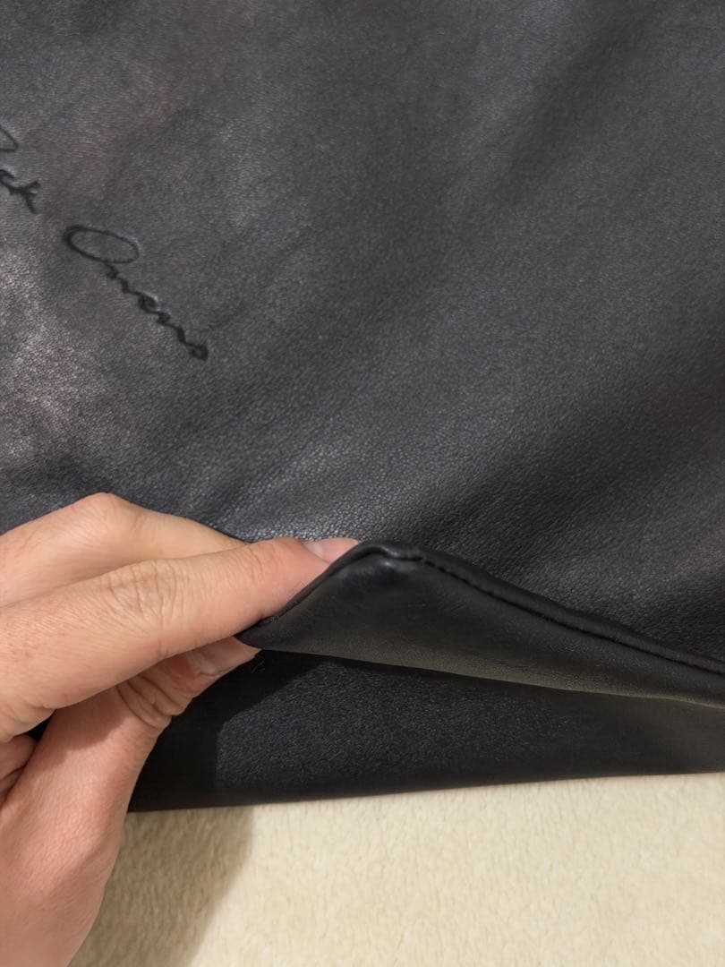 Rick Owens リックオウエンス　シグネチャー　レザートートバッグ