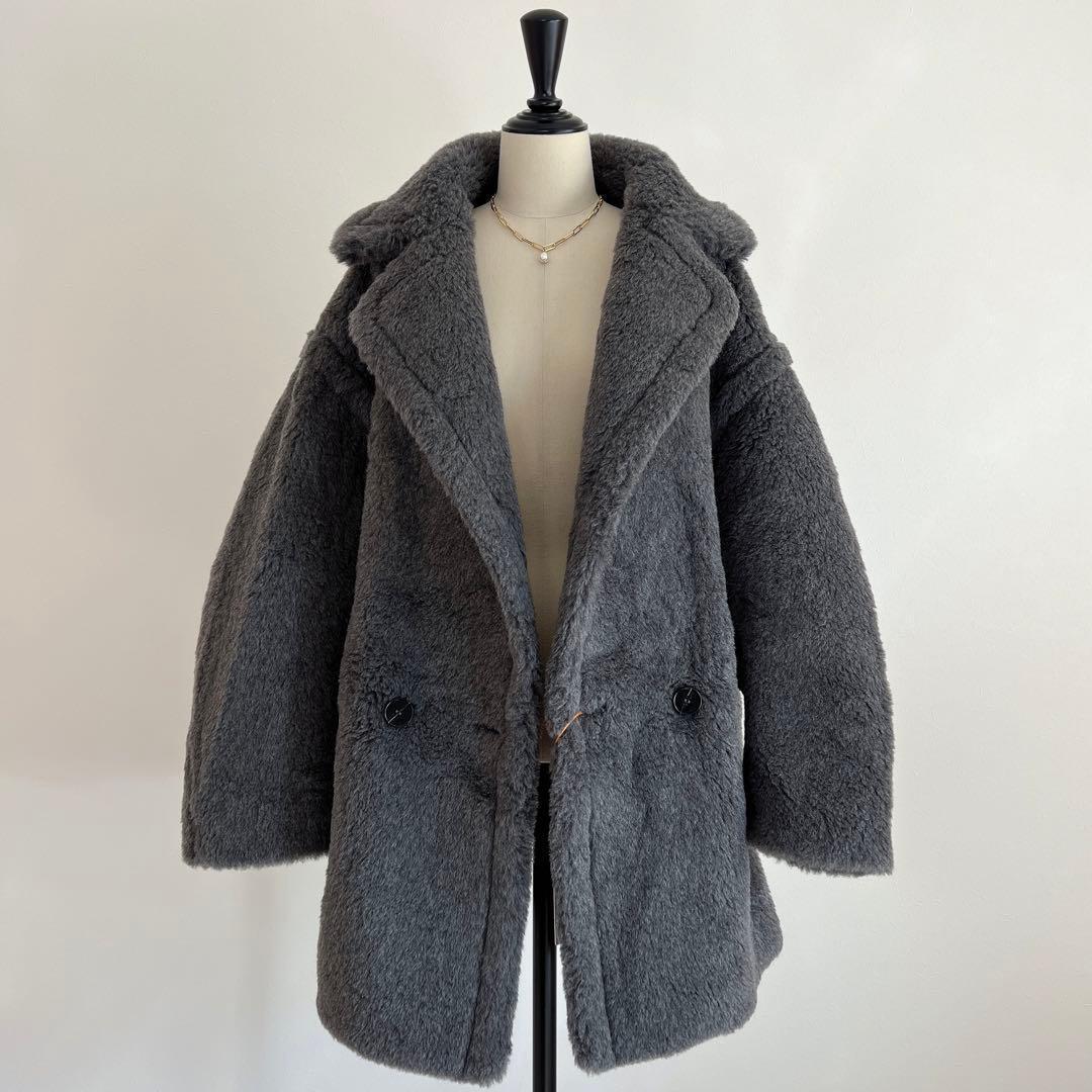 新型 最新作❗️新品未使用ベアショート丈 テディコート MaxMaraお好きな方