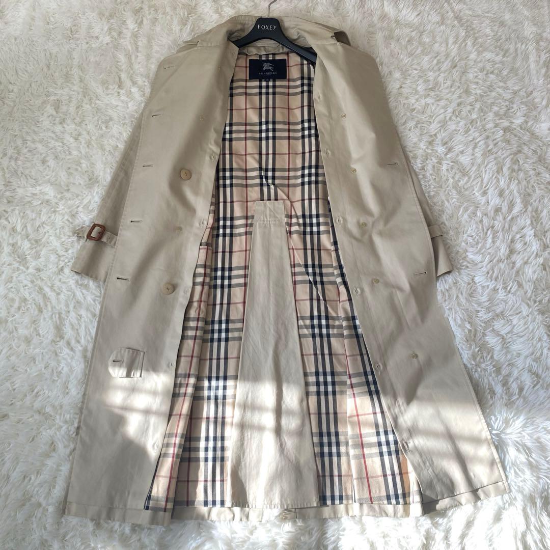 バーバリーロンドン　トレンチコート　ライナー　ノバチェック　ロング　ベージュ