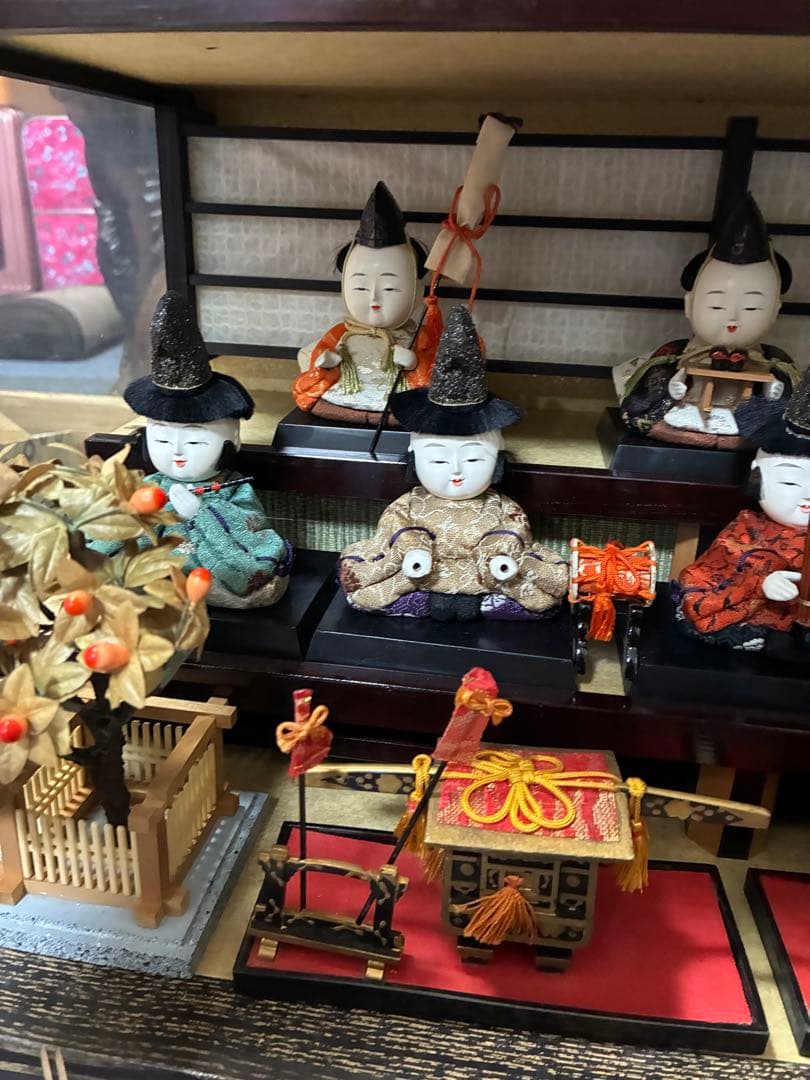 マロン　木目込み雛人形ケース