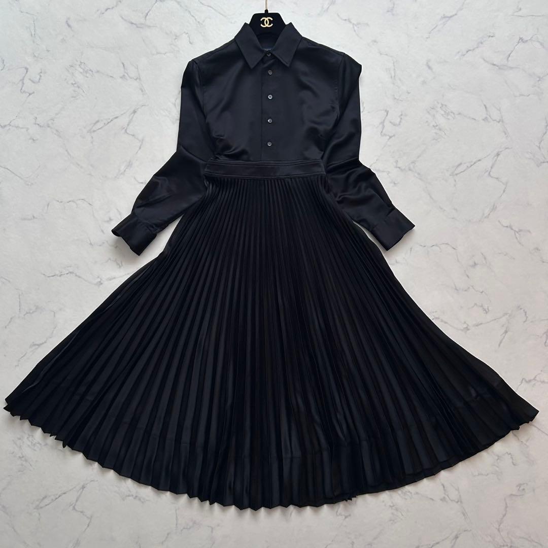 POLORALPHLAUREN ポロラルフローレン プリーツワンピース ロング