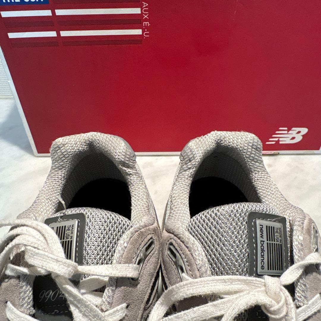 美品　箱付き　ニューバランス　990 V4 グレー　27センチ