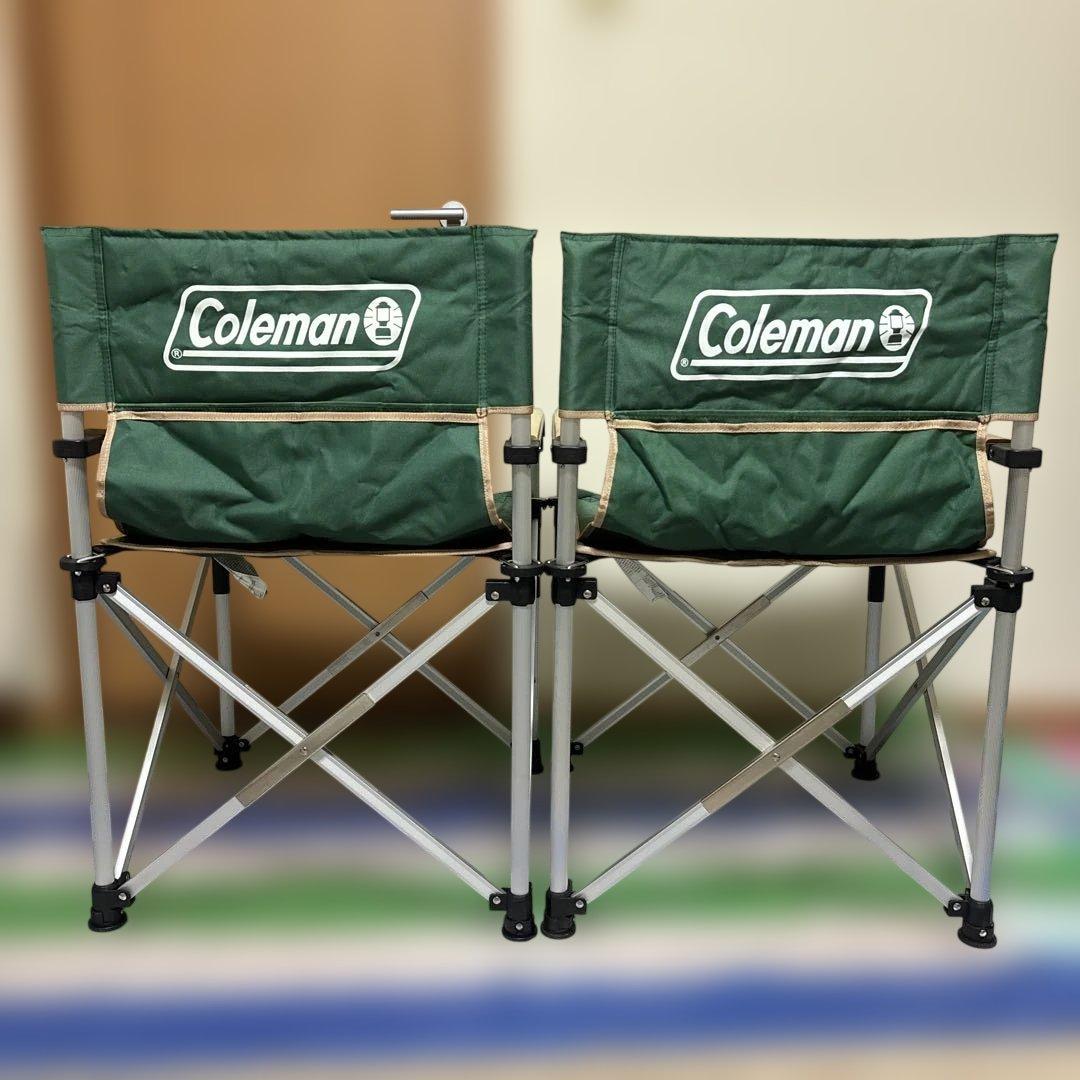 Coleman スリムキャプテンチェア グリーン 2脚セット