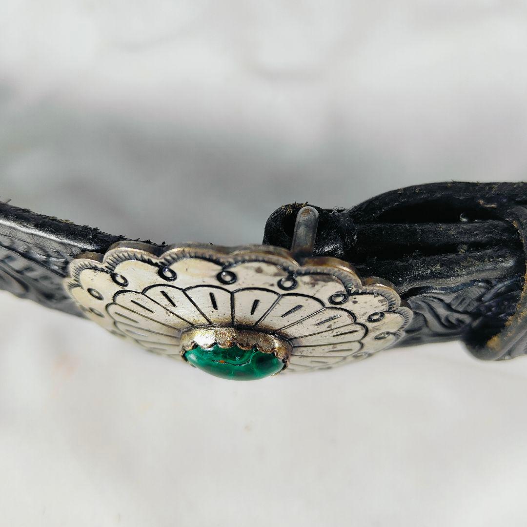 【極上ヴィンテージ品】PRL ラルフローレン　高級ターコイズコンチョドレスベルト