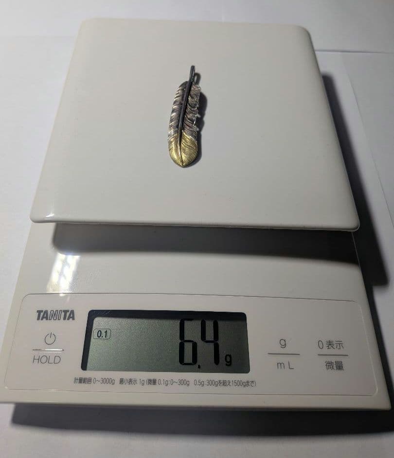 先金 特大 フェザー 左向き 美品