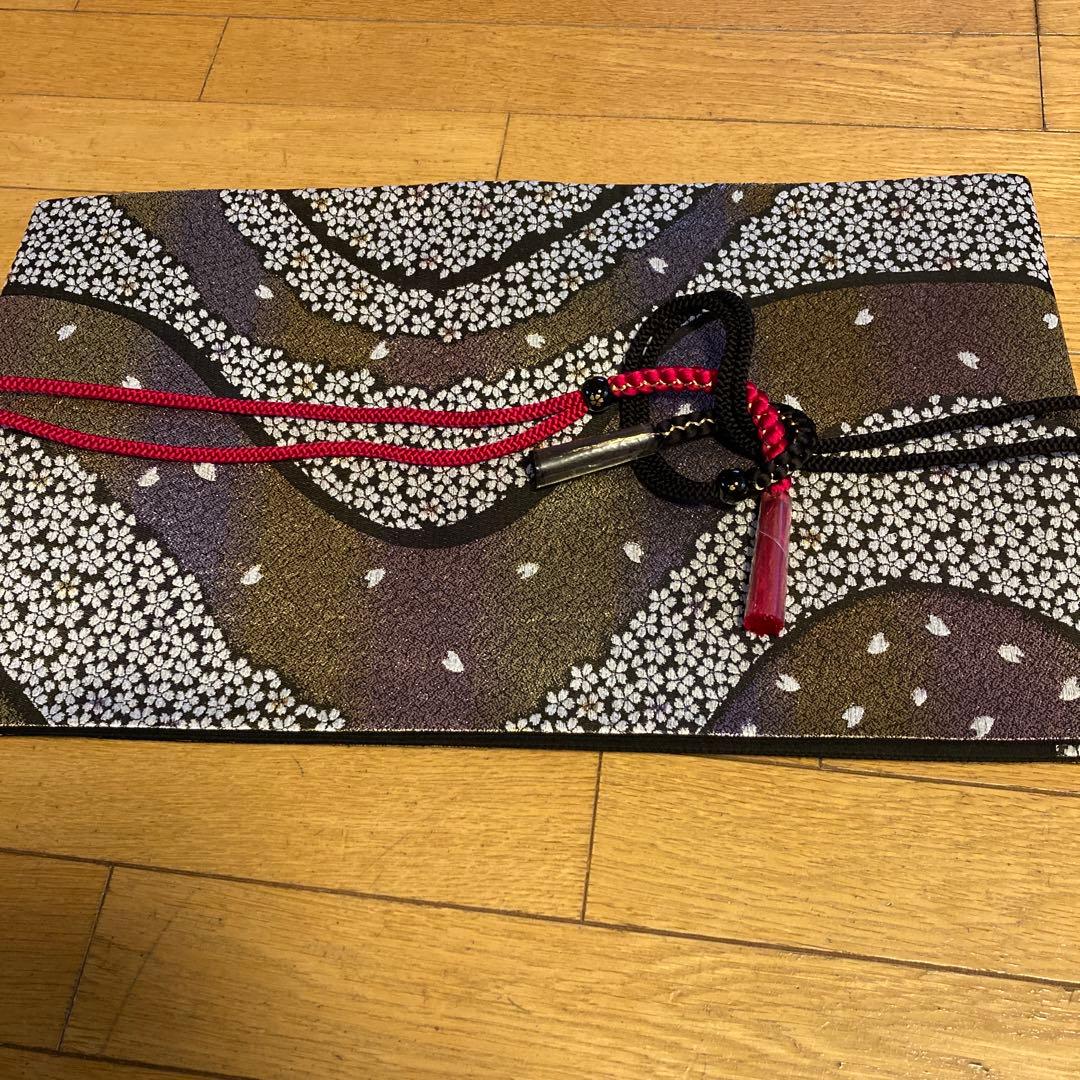 【お値下げ中】振袖用　桜柄帯帯締めのセット