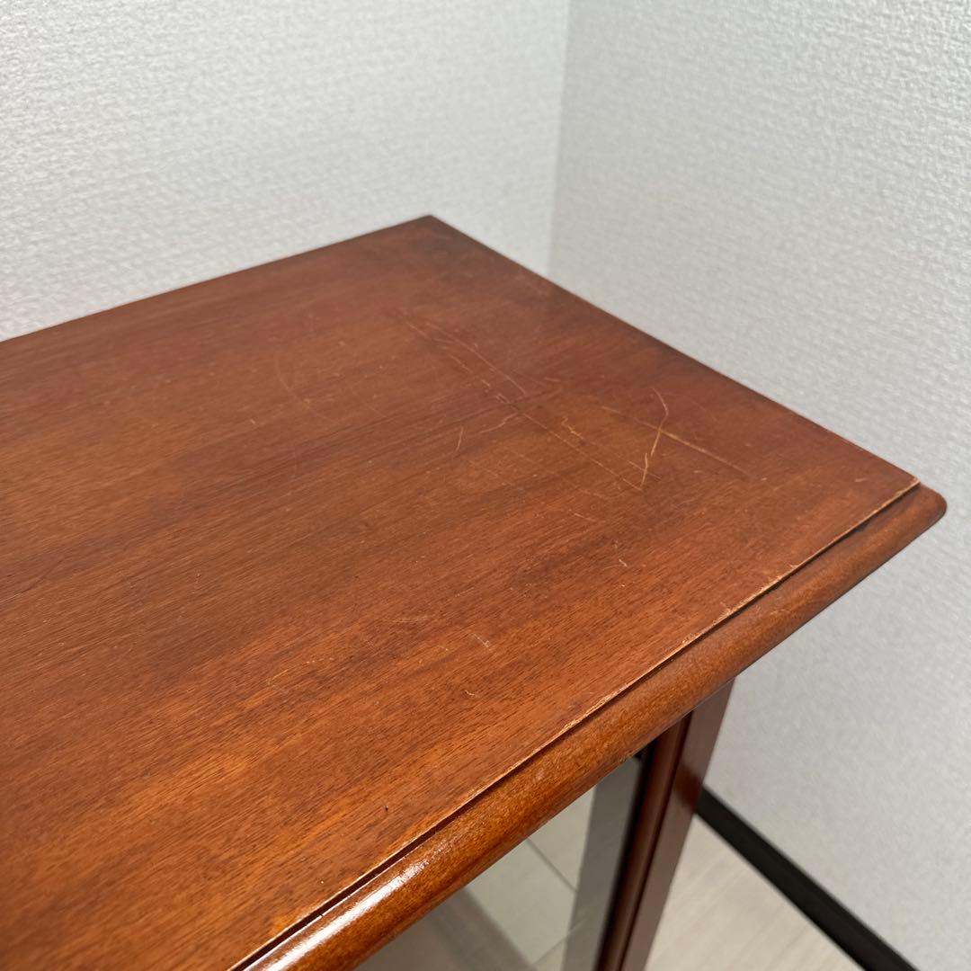 英国 アンティーク調 ガラス キャビネット キュリオケース 飾り棚 象嵌 i4※