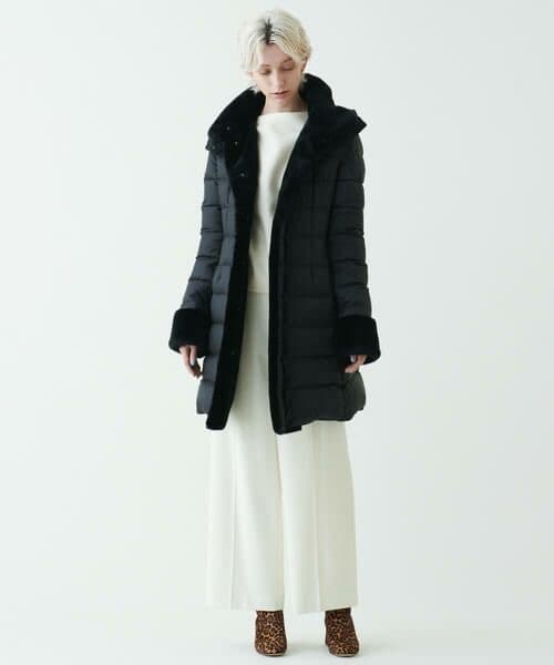 【週末限定値下げ】美品 トゥモローランド タフタファーコンビライト ダウンコート