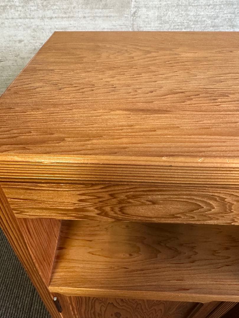 希少！和モダン！屋久杉天然木　電話台・ファックス台　花台