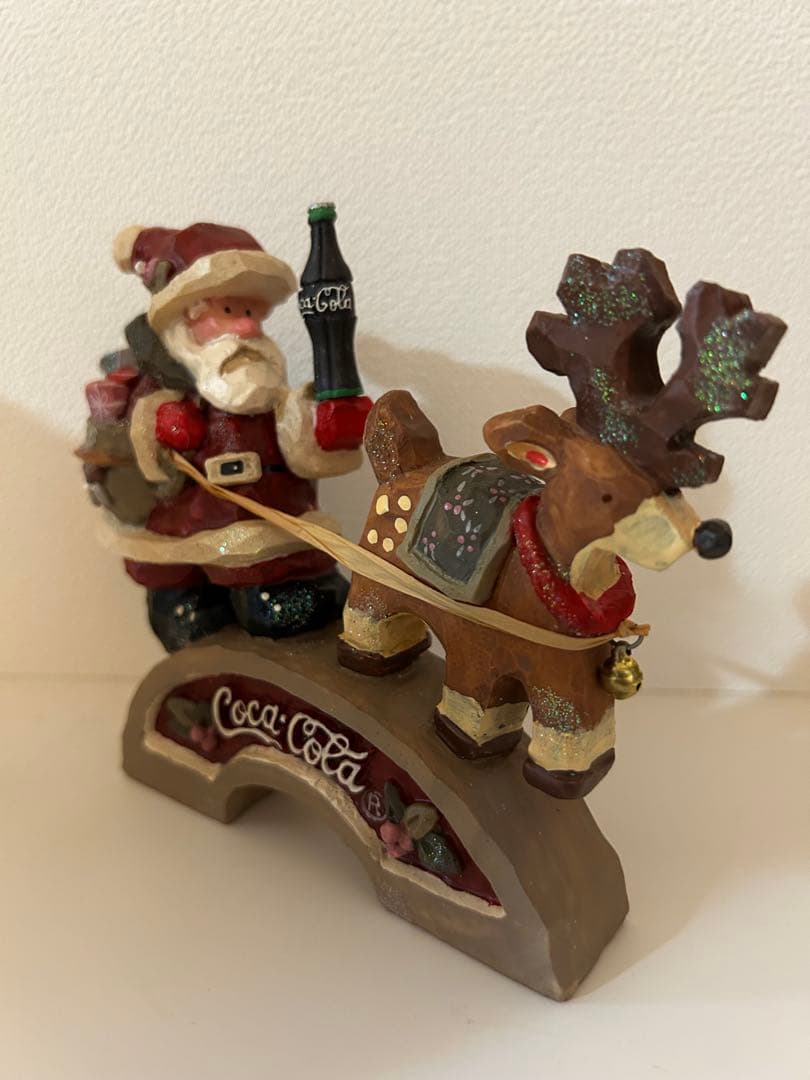 コカコーラ 社製/クリスマスの置物