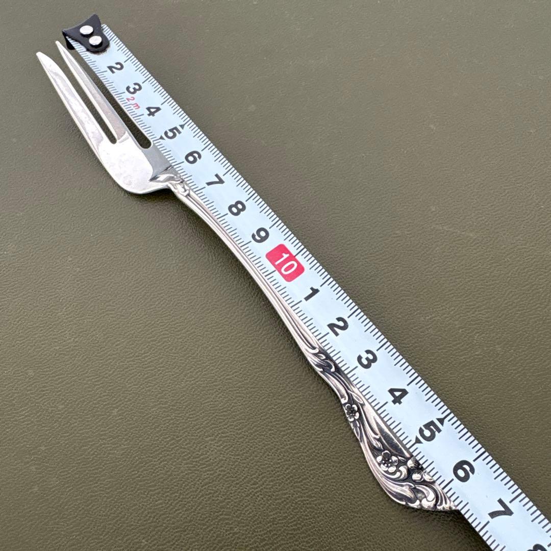 ALVIN STERLING 純銀フォーク　シャトーローズ　シルバー　ビンテージ